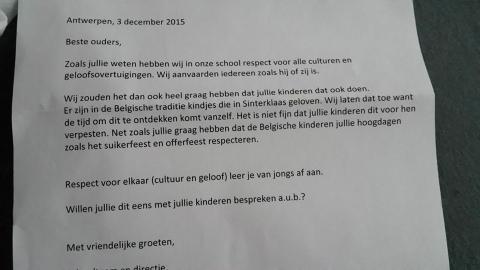 Een brief over Sinterklaas, "wij" en "zij" 