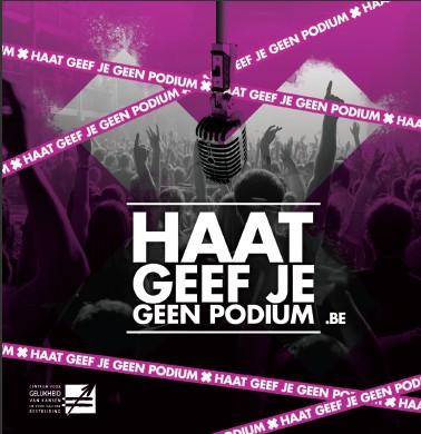 Homofobie geef je geen podium!