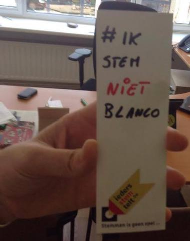 Stemmen is geen spel #ikstemNIETblanco